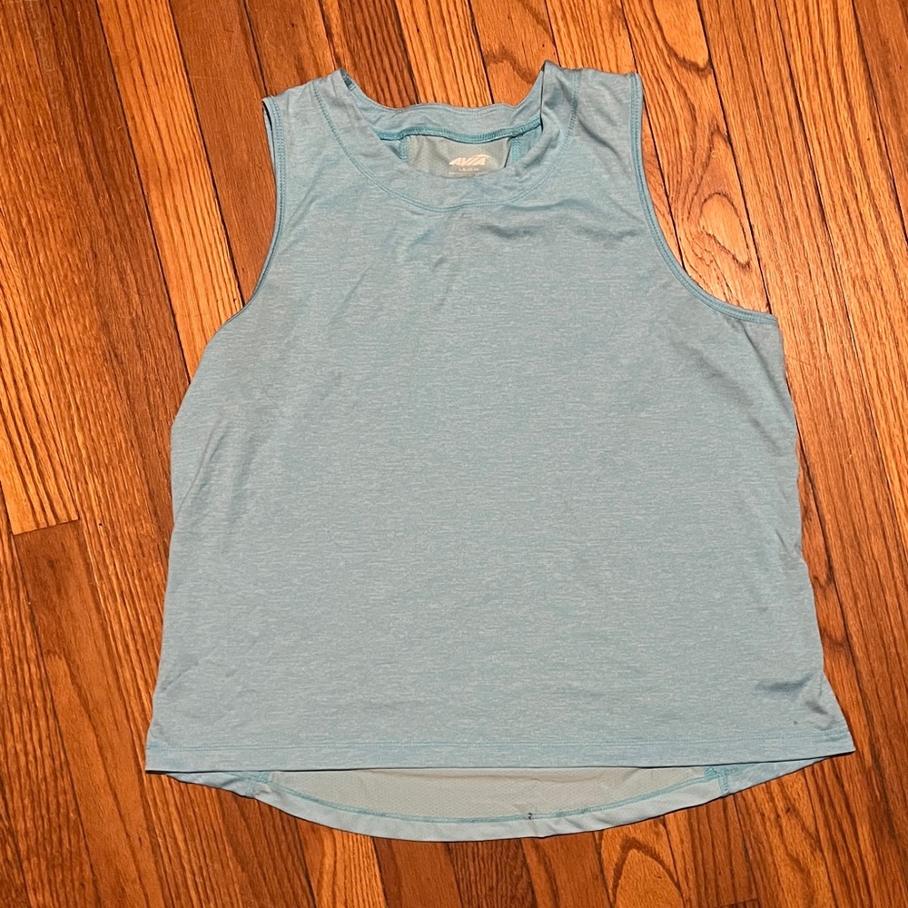 Avia Light Blue Muscle Tee for Women